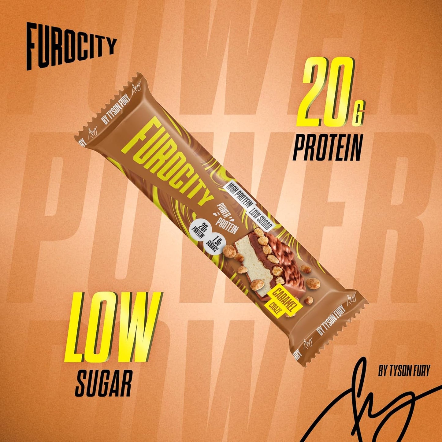 FUROCITY - Protein Bar - Caramel - 15 Pack