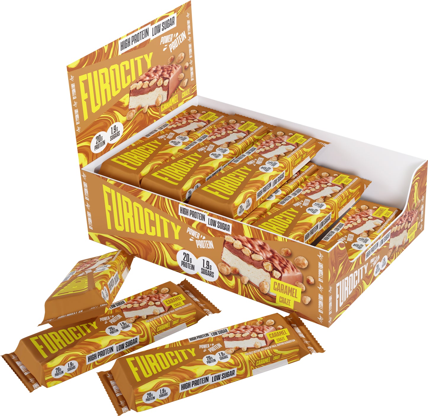 FUROCITY - Protein Bar - Caramel - 15 Pack