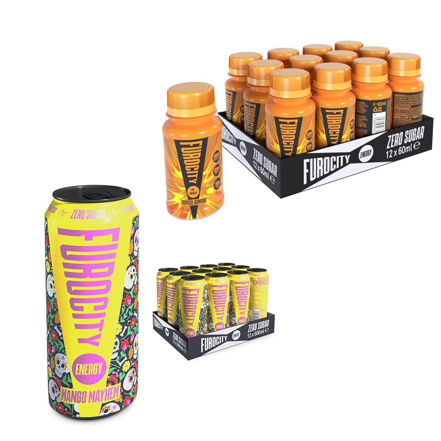 Pre-Workout Bundle (12 Cans + 12 Shots)