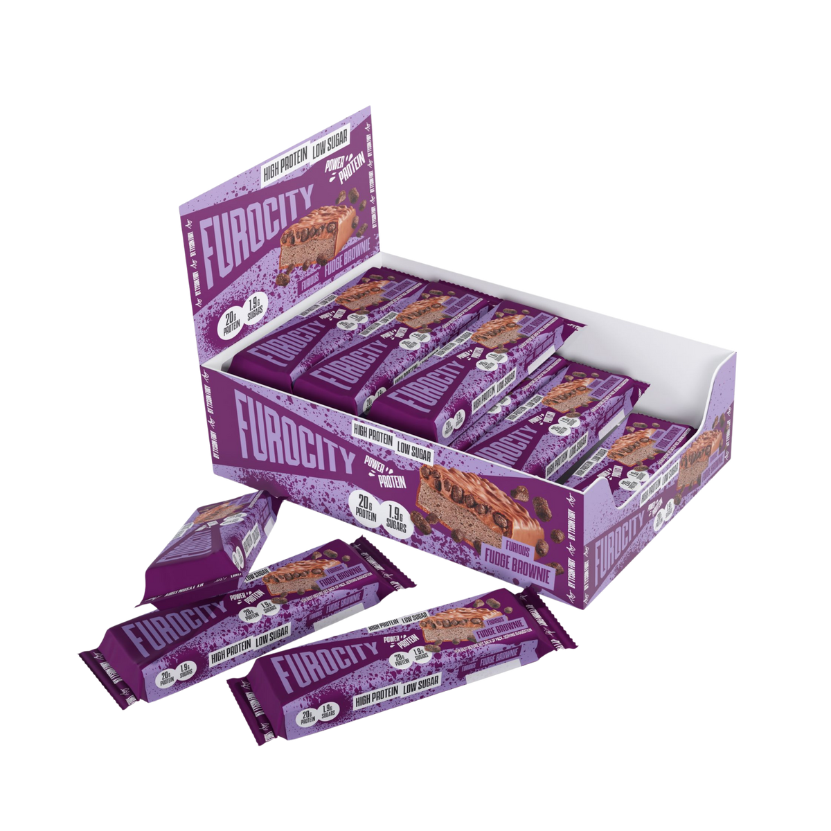 Fudge Brownie Protein Bars (15 bars)
