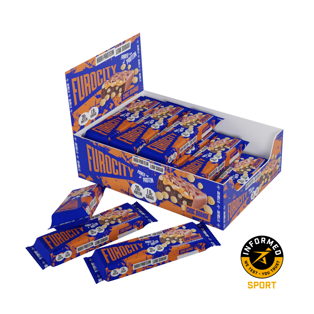 Chocolate Orange Protein Bars (15 bars)