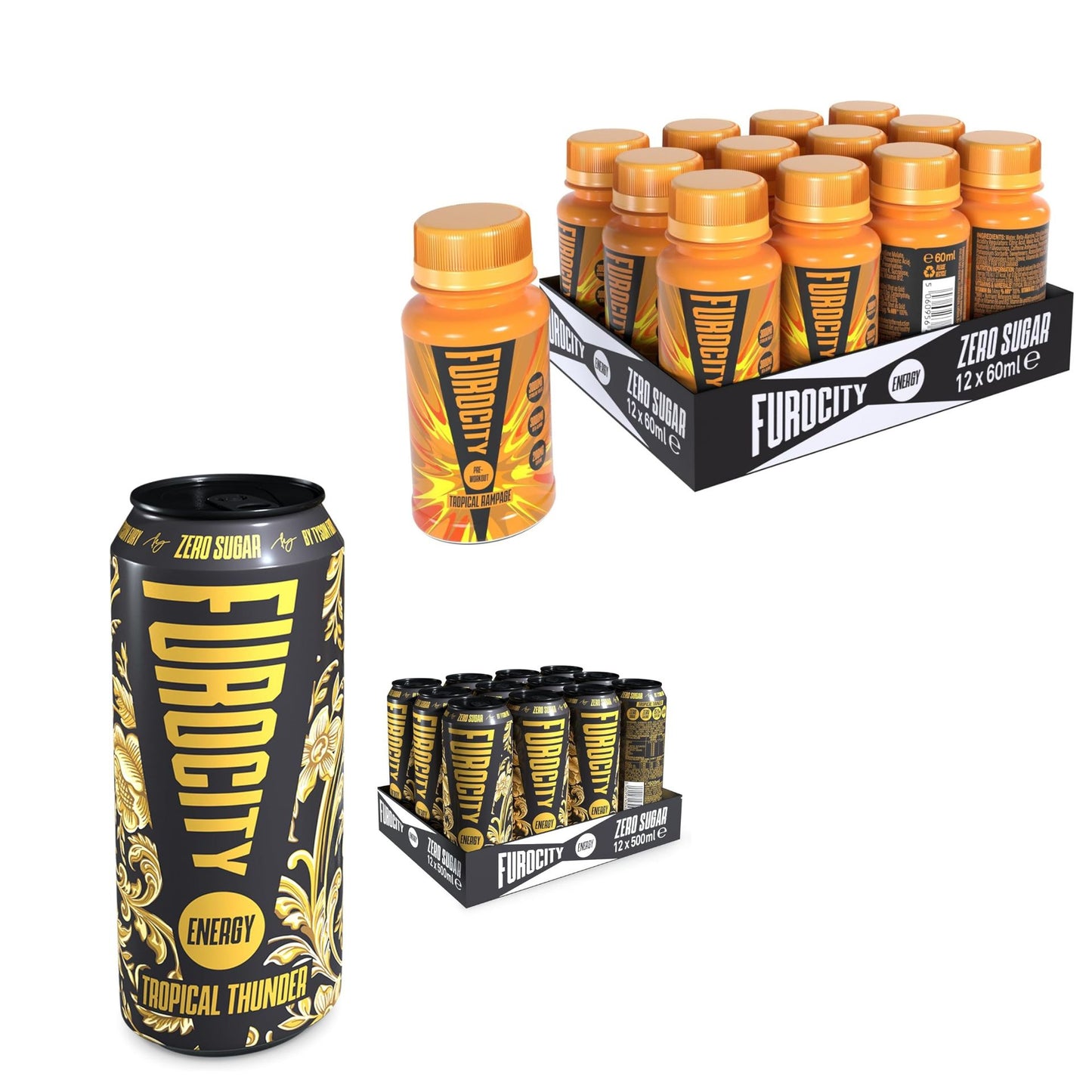 Pre-Workout Bundle (12 Cans + 12 Shots)